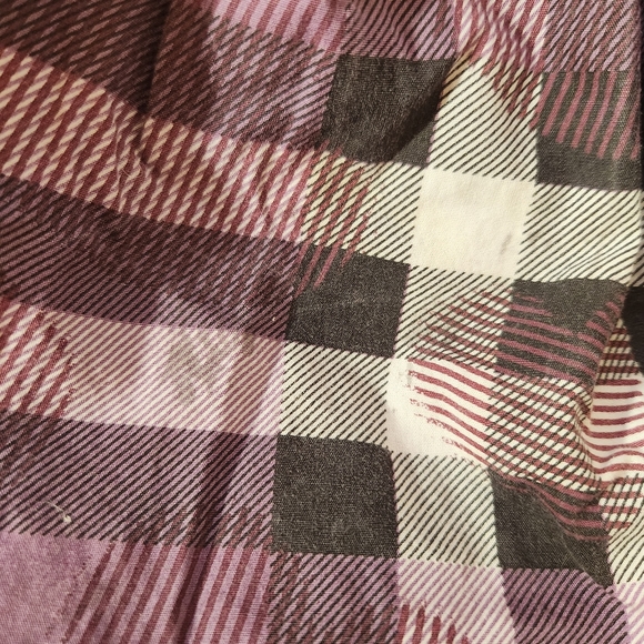 Burberry Purple Plaid Heart Mini Skirt - Picture 7 of 8